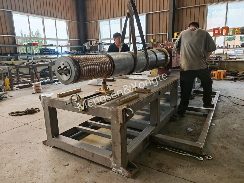 ການຕິດຕັ້ງ Custom 92/188 Conical Twin-Screw Extruder