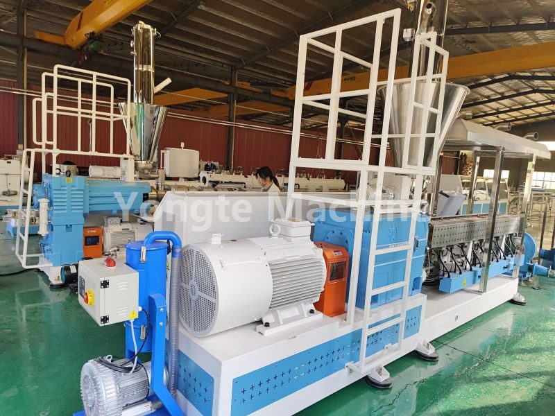 Disassembly ແລະ Assembly Parallel Double Screw ສໍາລັບ WPC Pelletizing Machine