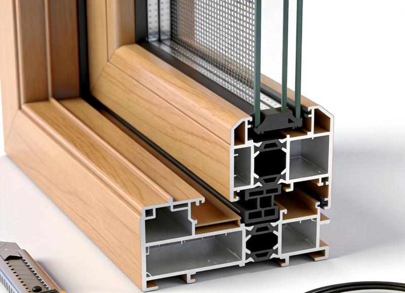 ABS Window & Door Profile ເຄື່ອງ Extrusion