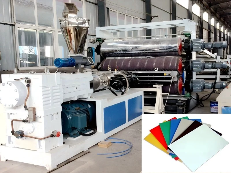 PVC ແຜ່ນ Extrusion Line