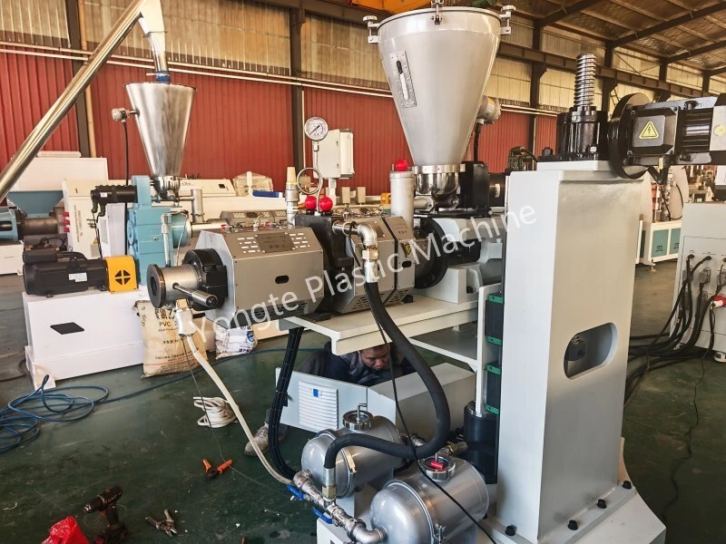 SJSZ35 Conical Double Screw Extruder ສໍາລັບຍີ່ປຸ່ນ