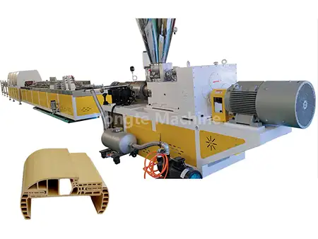 WPC ປະຕູ Profile Extrusion Line